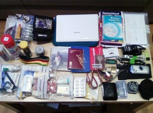Gadgets packed for "The Grand Tour 2011" Gadgets packed for "The Grand Tour 2011"