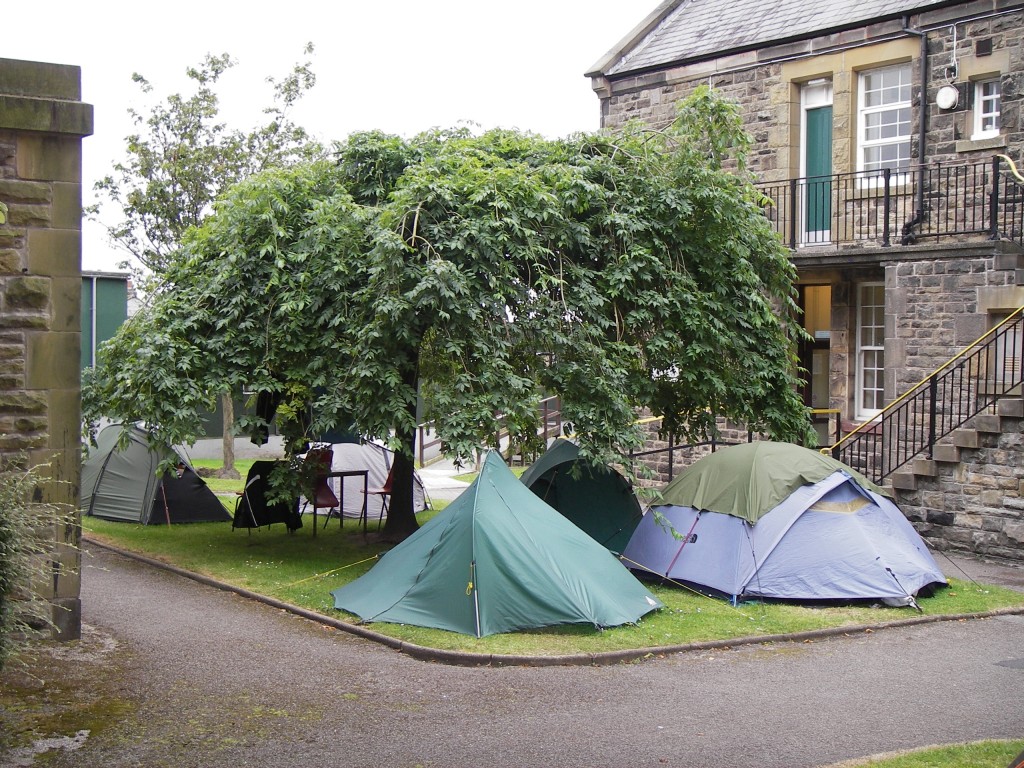part of the camp - location University of Cumbria