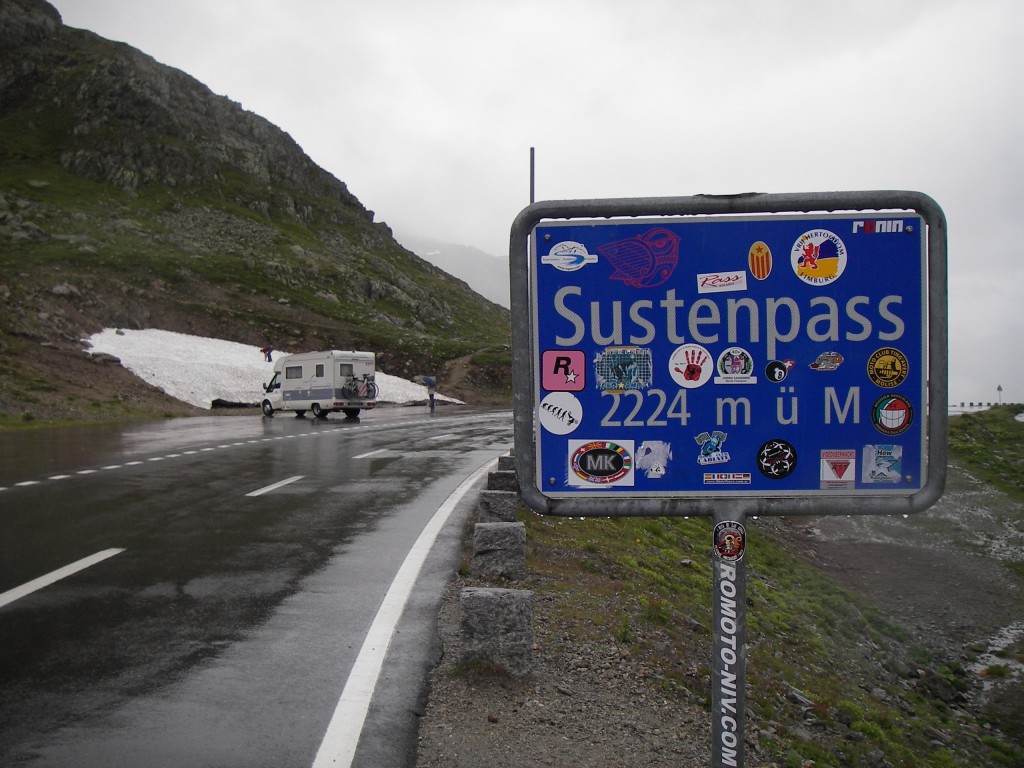 Sustenpass; wet, cold and beautiful.