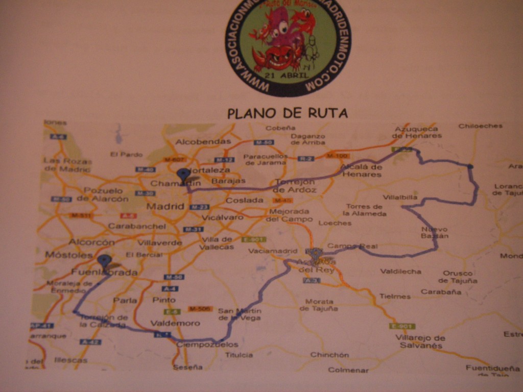 The route: Ruta de marisco - "Las Cascaras de Gamba"