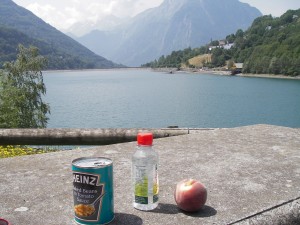 Lunch with a view - towards Col de Glandon