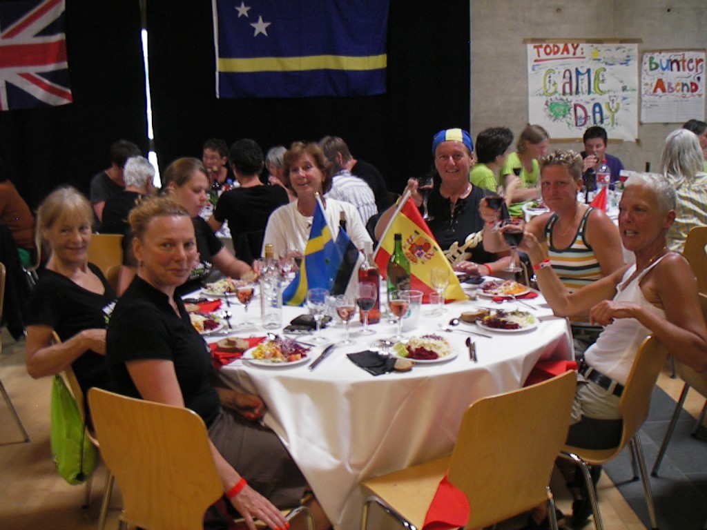 Poland, Curaçao, Sweden, Australia and Estonia was represented at this table.