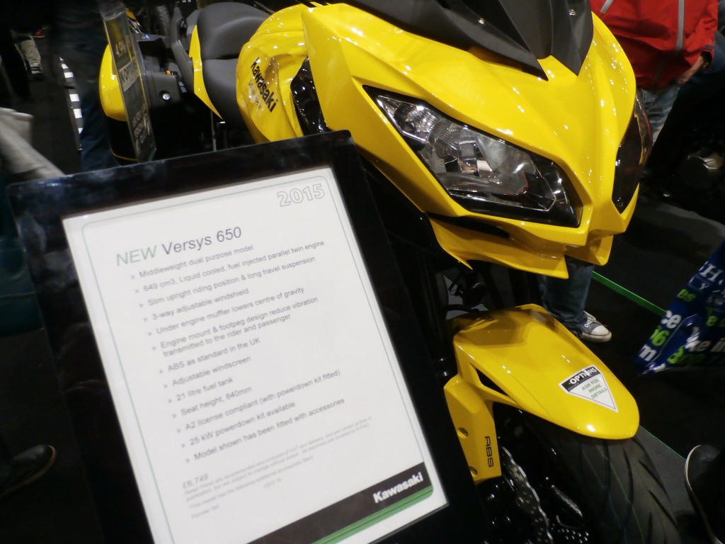 The new Versys - both specifications a looks are updated