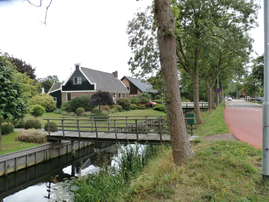 Dutch village cuteness, every house has its own access bridge