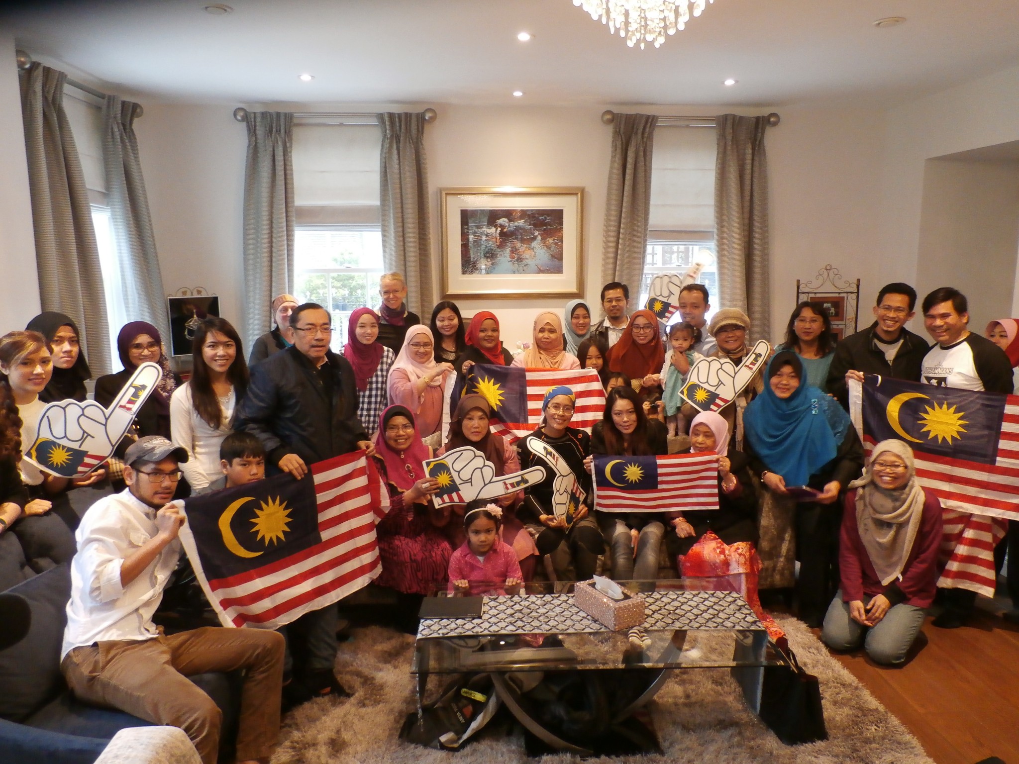 The Malaysian community of London and Jan and I