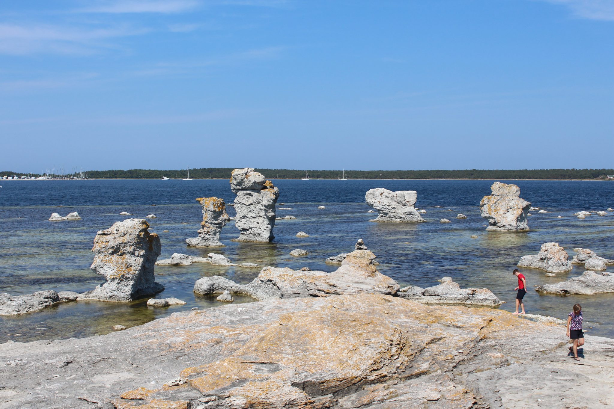 Raukar, they are limestone formations created by wind and water over time.